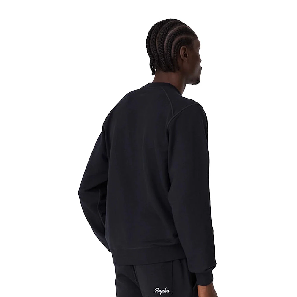 RAPHA Cotton Sweatshirt - AGR Black/White - Image 4
