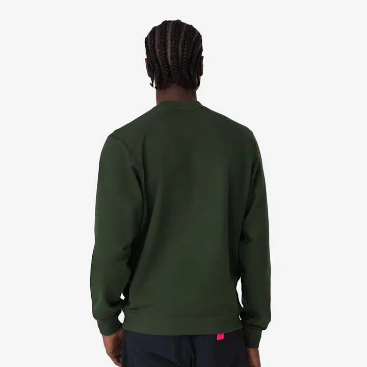 RAPHA Cotton Sweatshirt - KOG Deep Olive Green/Olive Green - Image 5