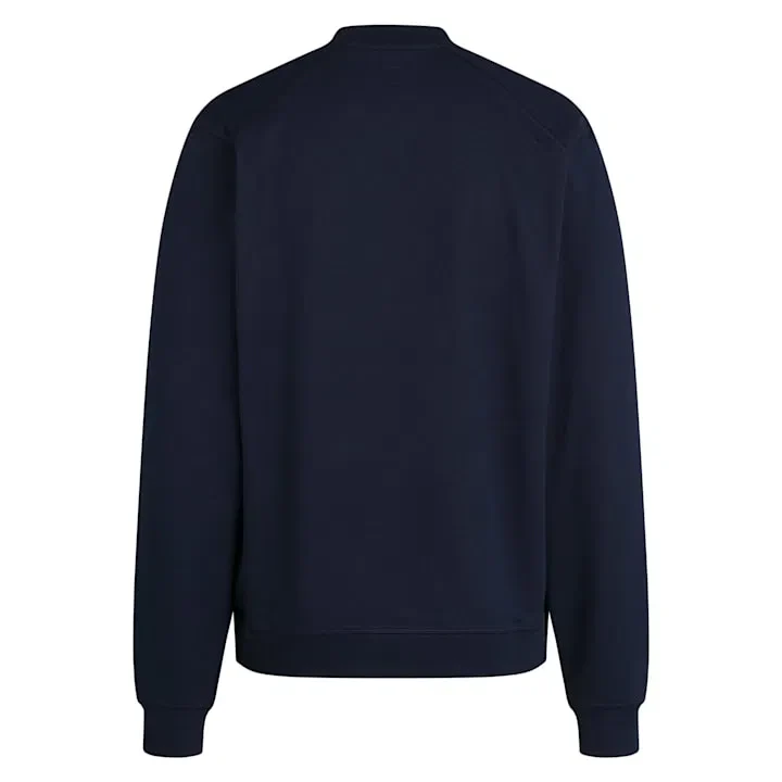 RAPHA Cotton Sweatshirt Large Logo - NHV Dark Navy/High-Vis Pink - Image 2