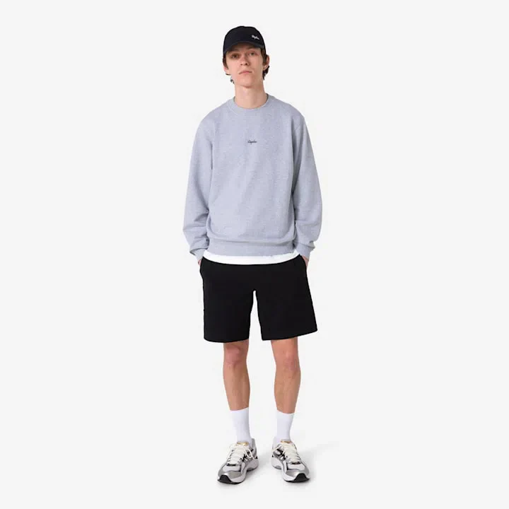 RAPHA Cotton Sweatshirt - LGA Light Grey Marl/Grey - Image 6