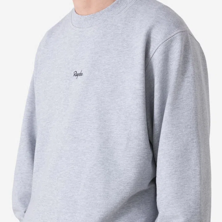 RAPHA Cotton Sweatshirt - LGA Light Grey Marl/Grey - Image 7