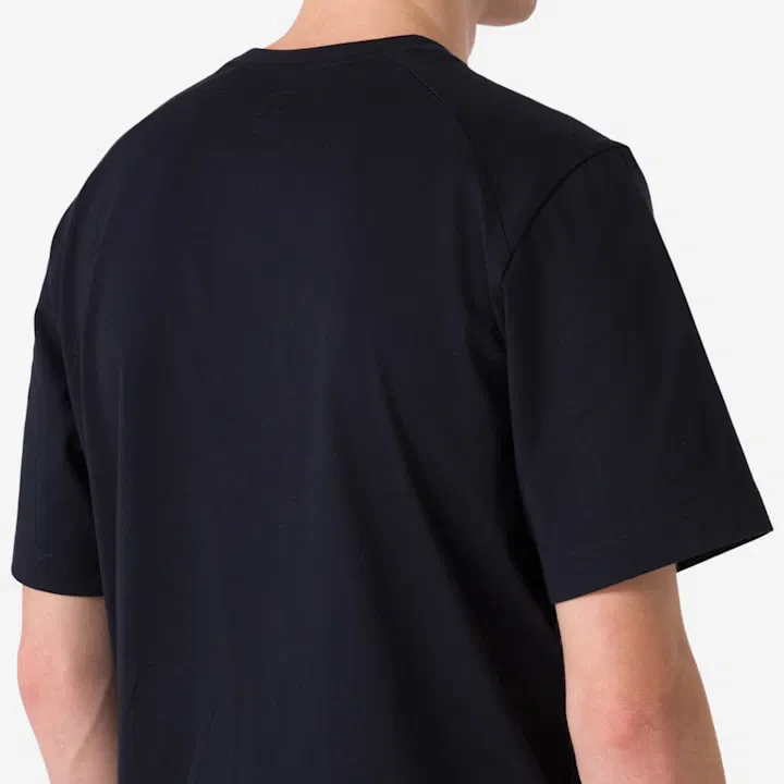 RAPHA Cotton TShirt Large Logo - BBK/Black White - Image 4