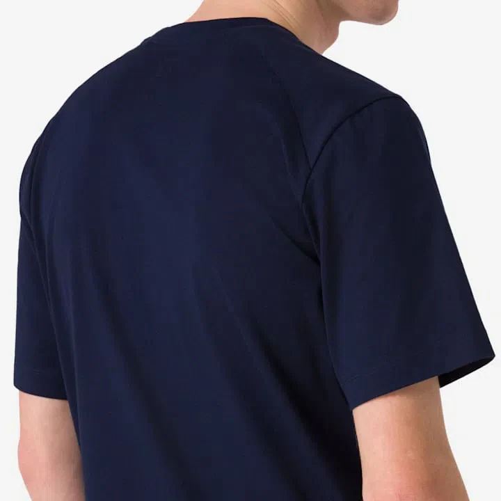 RAPHA Cotton TShirt Large Logo - DNP/Dark Navy/Hi Vis Pink - Image 4