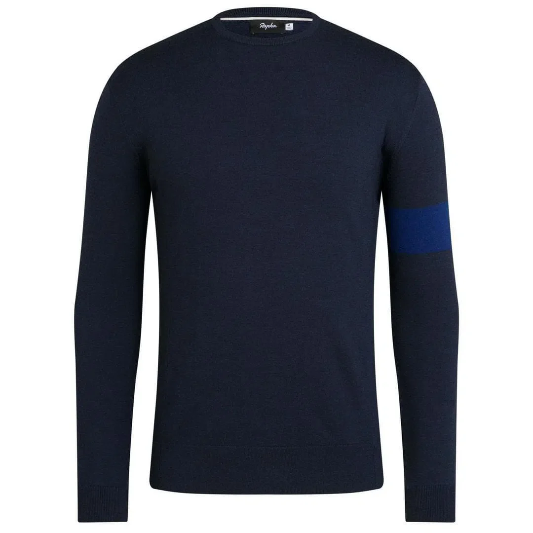 RAPHA Crew Neck Knit - SCM Navy