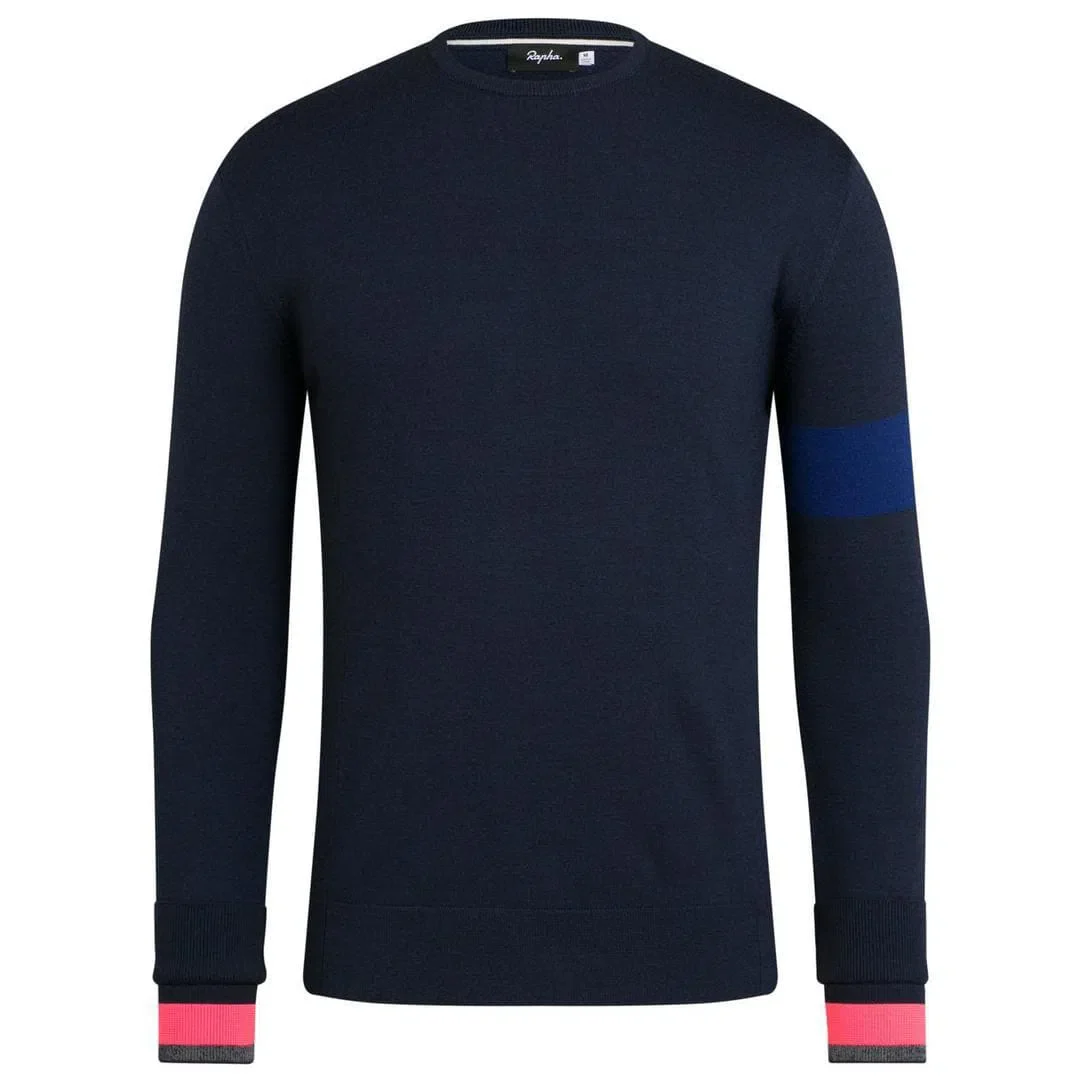 RAPHA Crew Neck Knit - SCM Navy - Image 3