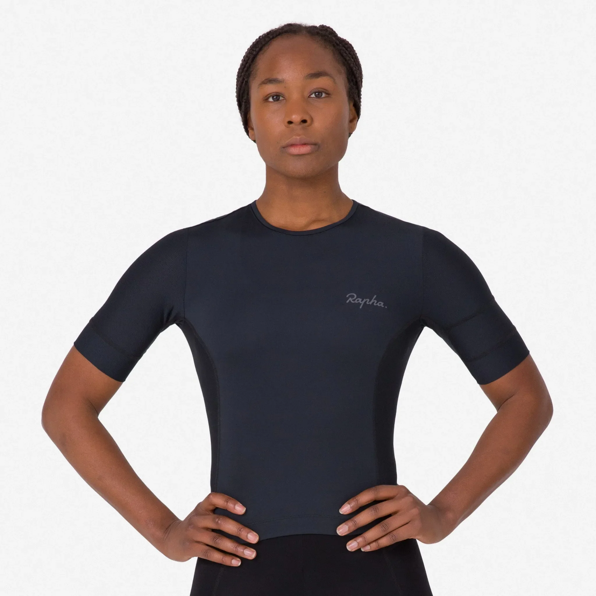 RAPHA Cropped Women Cargo Top - AGR Black/Grey - Image 3
