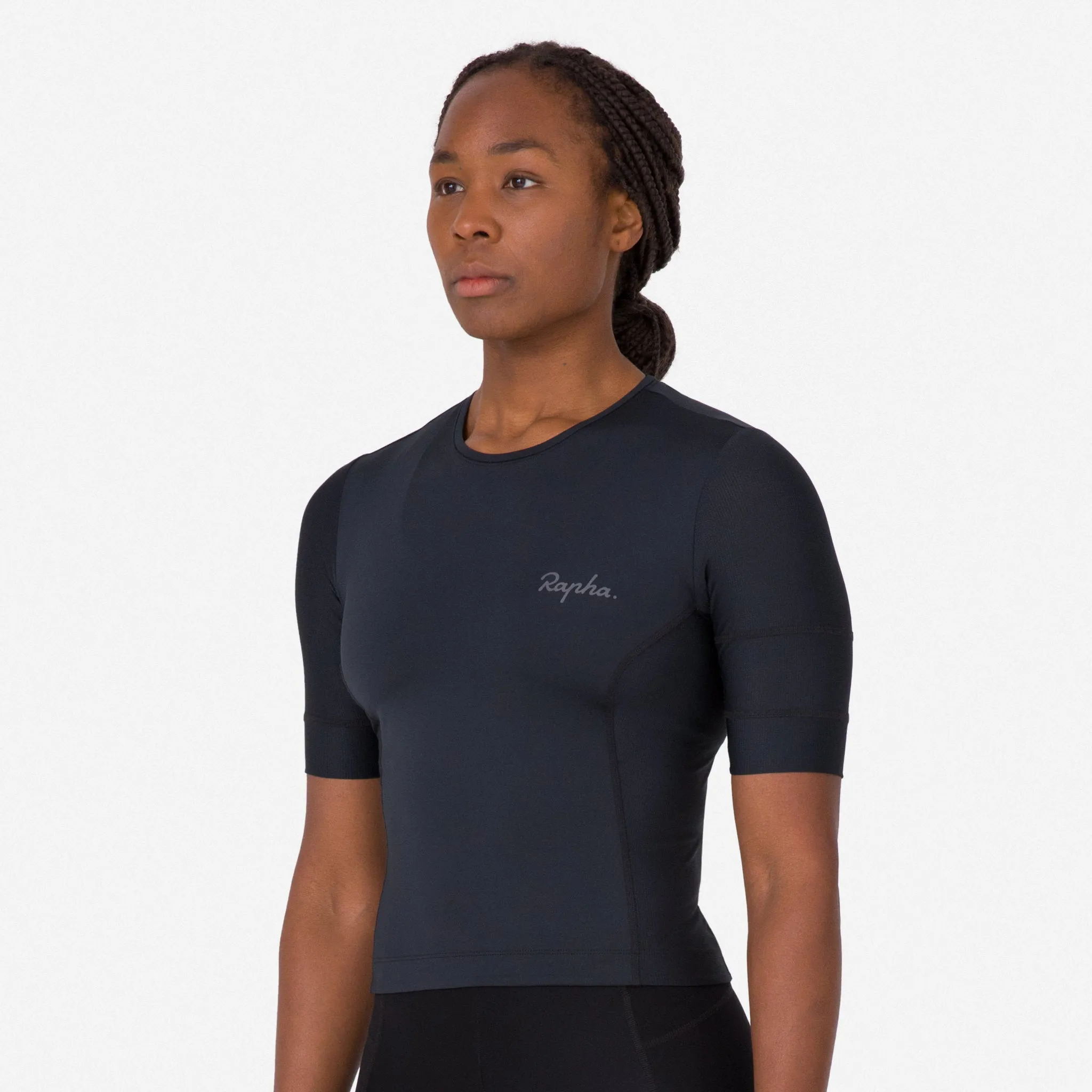 RAPHA Cropped Women Cargo Top - AGR Black/Grey - Image 4