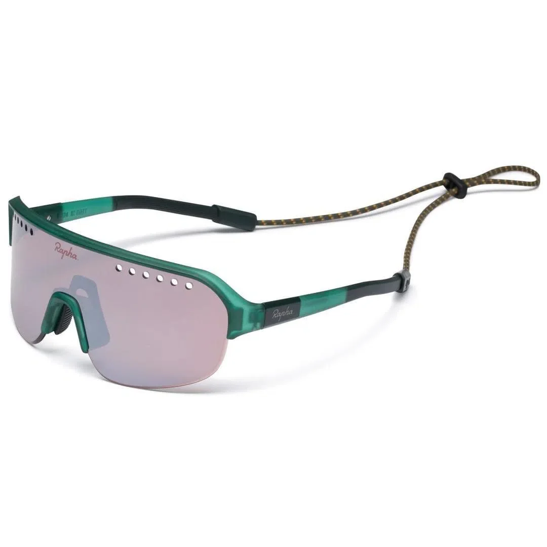 RAPHA Explore Glasses - BGR Green Black Mirror Lens - Image 2