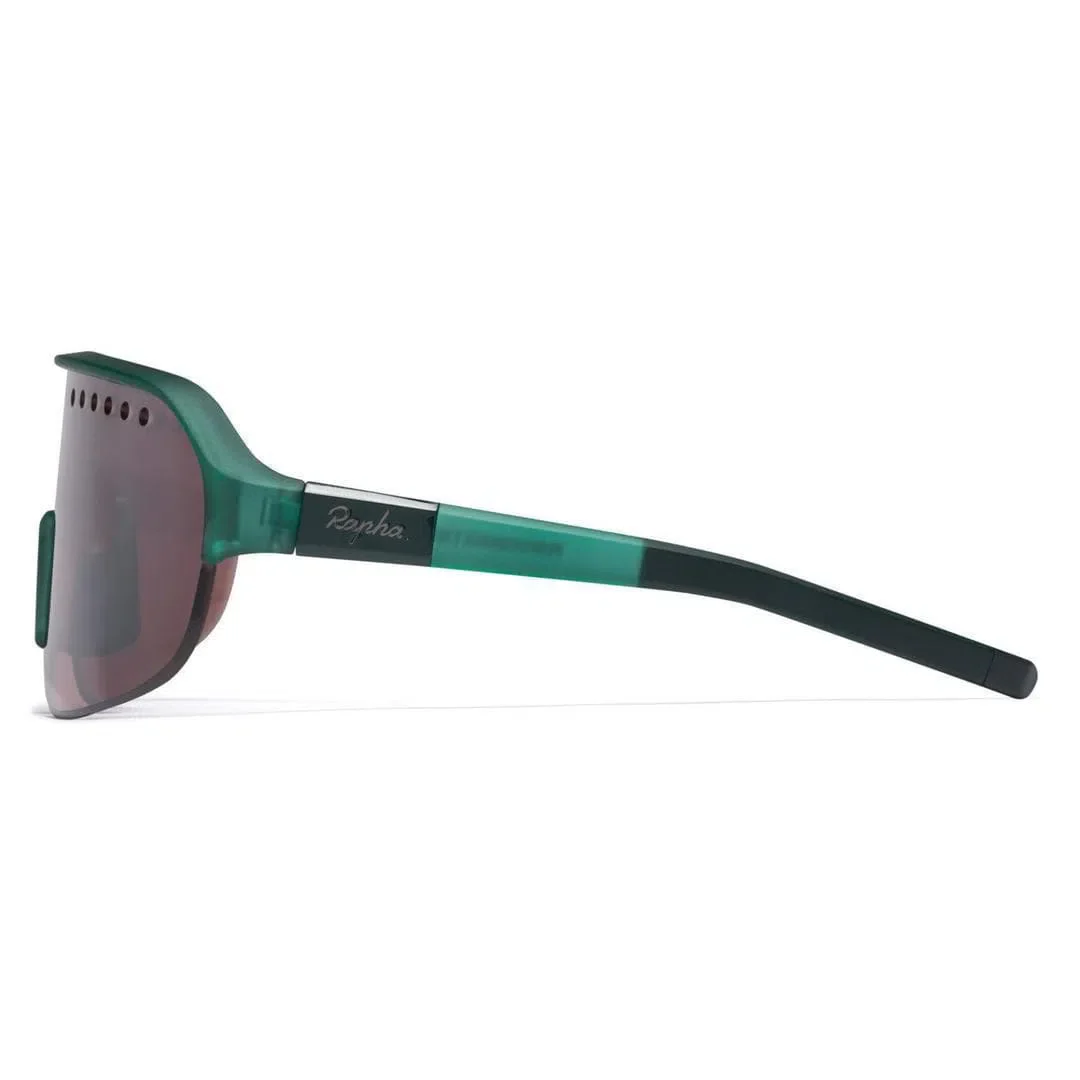 RAPHA Explore Glasses - BGR Green Black Mirror Lens - Image 3