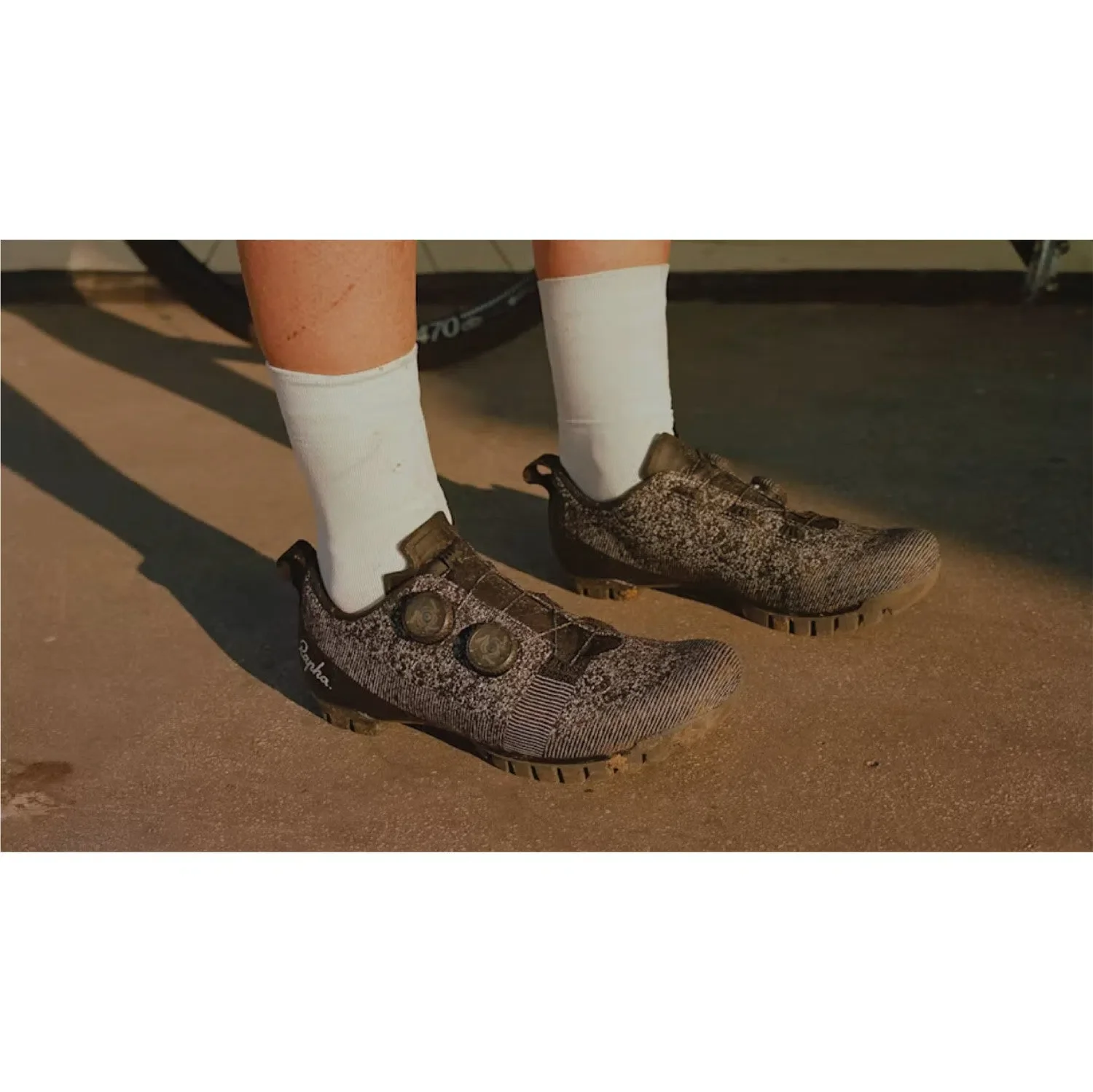 RAPHA Explore Powerweave Gravel MTB Cycling Shoes - Dark Navy - Image 9