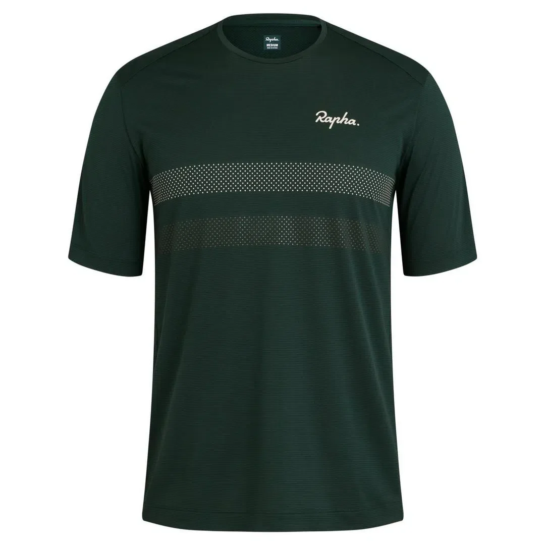 RAPHA Explore Technical Tshirt - Dark Green - Image 4