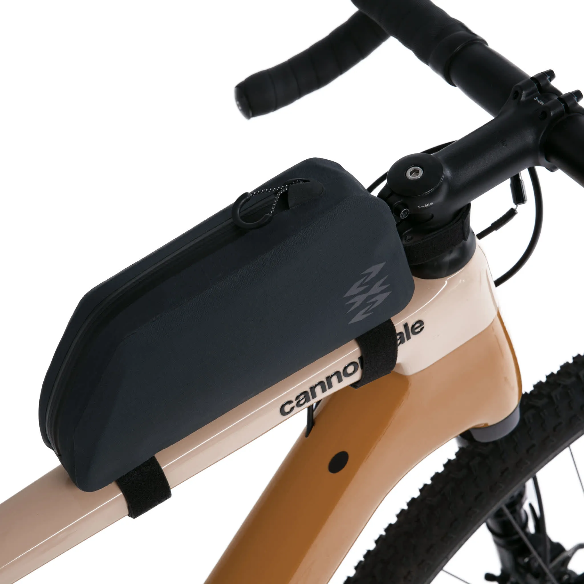 RAPHA Explore Top Tube Bag - VLA Black Charcoal/Dark Grey - Image 4
