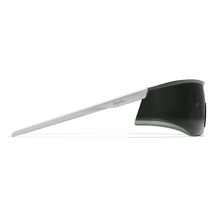 RAPHA Letras Glasses - WGR White/Green - Image 3