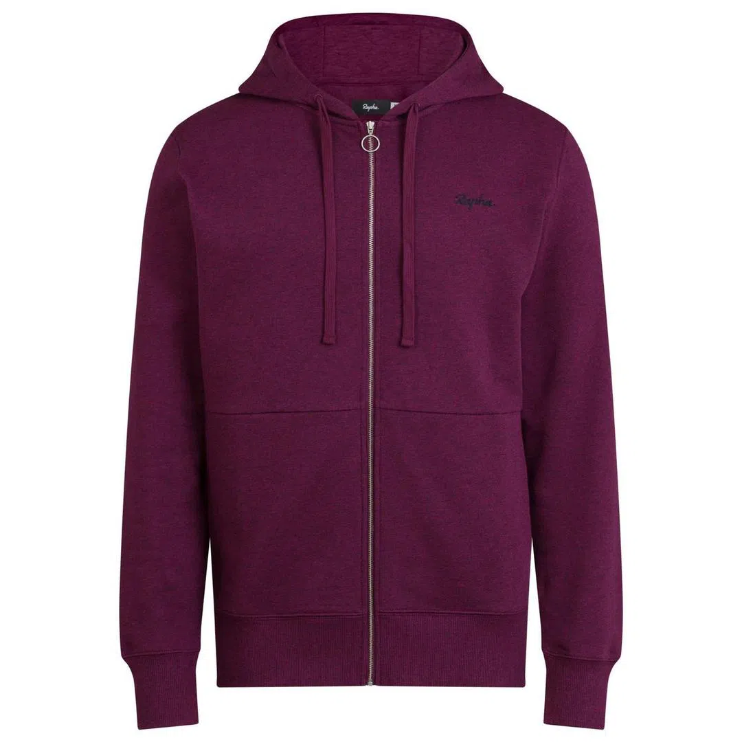 RAPHA Logo Hoodie - Mauve Marl - Image 3