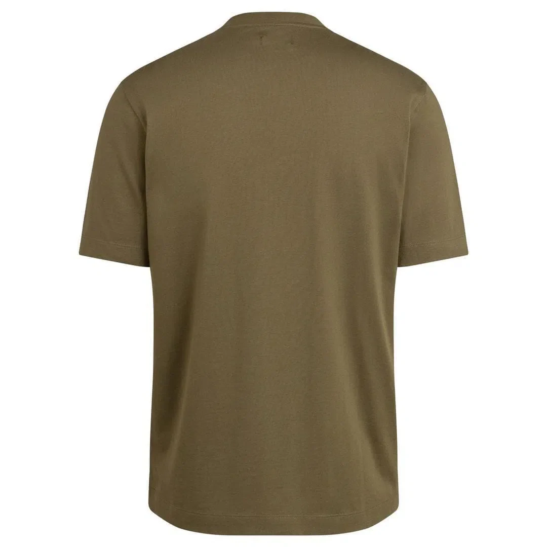 RAPHA Logo Pocket Tshirt - Dark Olive - Image 2