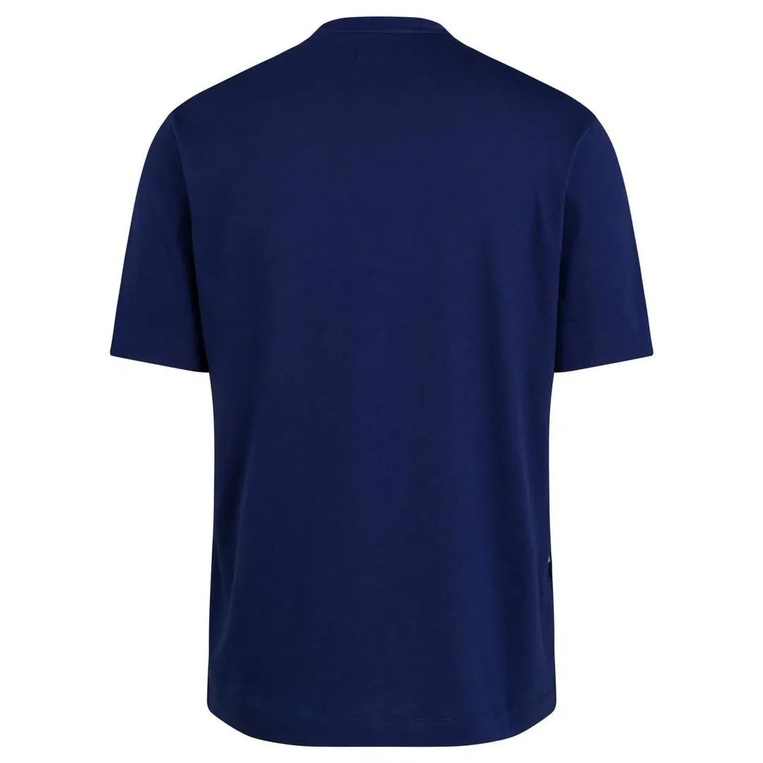 RAPHA Logo Pocket Tshirt - MBA Navy/Light Blue - Image 2