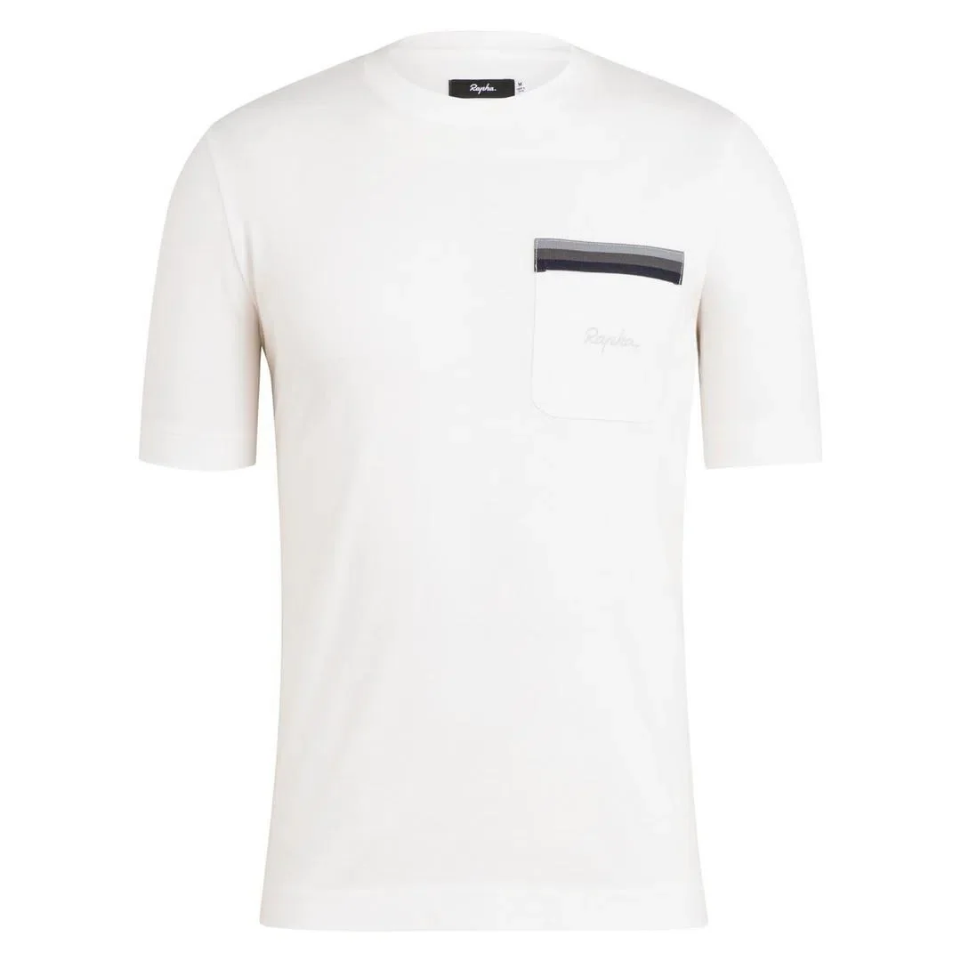 RAPHA Logo Pocket Tshirt - WHT White - Image 4