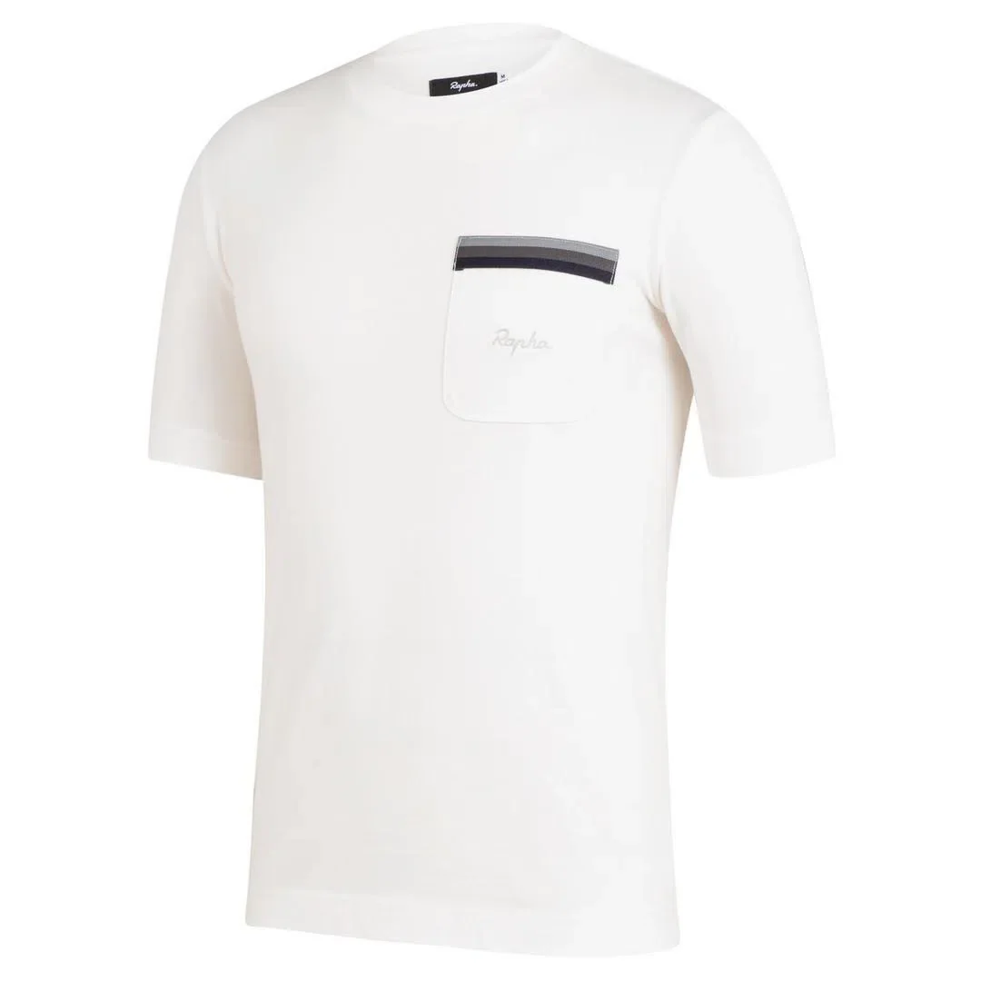 RAPHA Logo Pocket Tshirt - WHT White - Image 5
