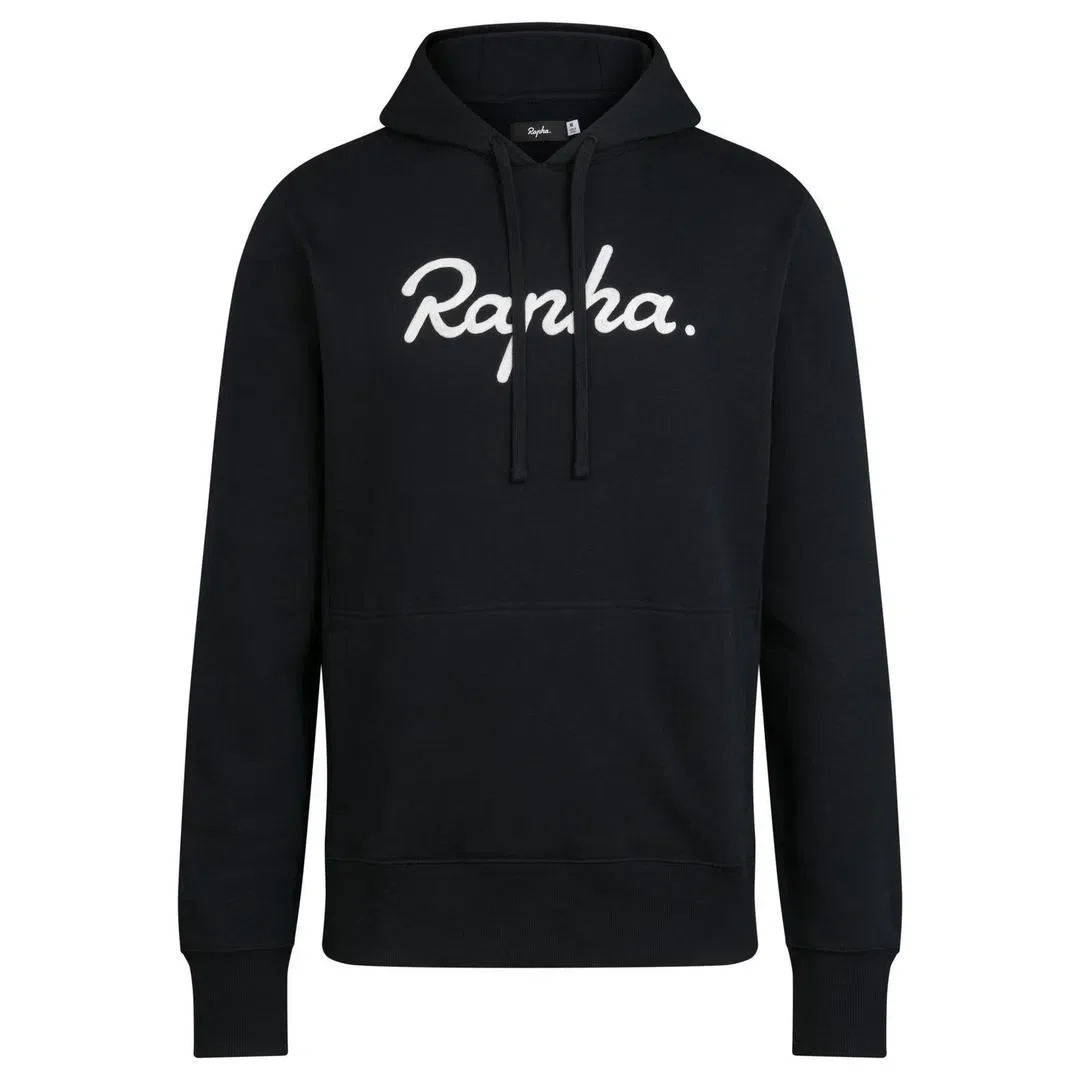 RAPHA Logo Pullover Hoodie - BLW Black/White - Image 3