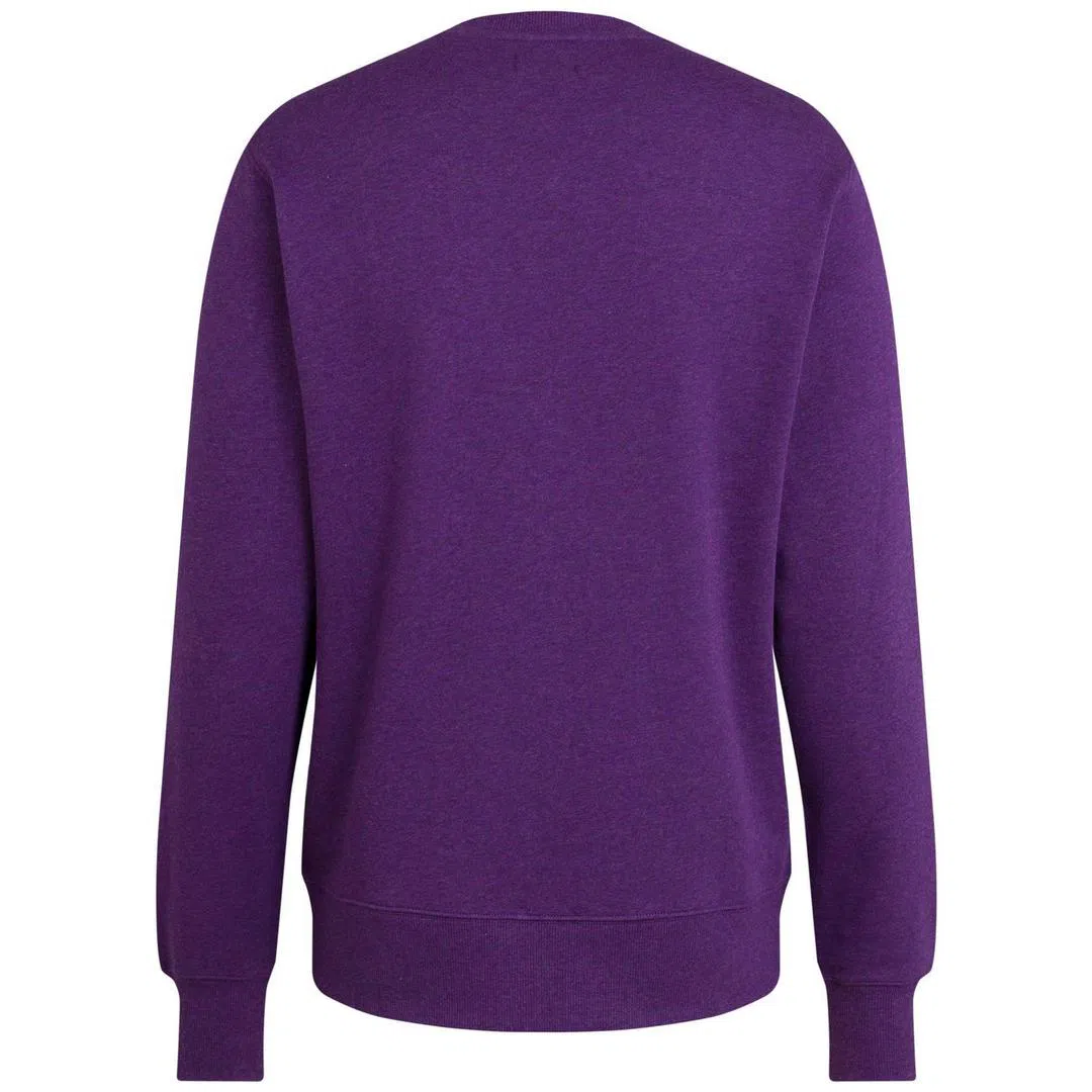 RAPHA Logo Sweatshirt - BMF Purple Marl/Teal - Image 4