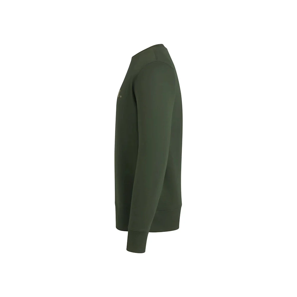 RAPHA Logo Sweatshirt - KGK Deep Olive Green/Deep Olive Green SS23 - Image 3