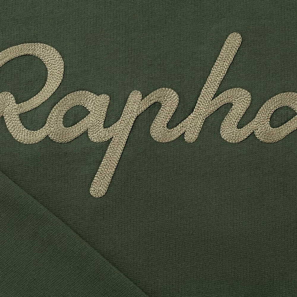 RAPHA Logo Sweatshirt - KGK Deep Olive Green/Deep Olive Green SS23 - Image 4