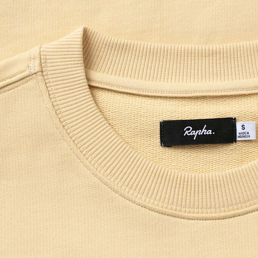 RAPHA Logo Sweatshirt - SOS Sand/Sand SS23 - Image 5