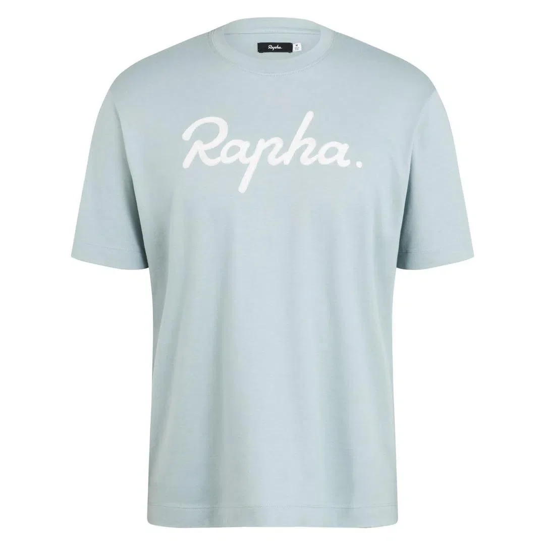 RAPHA Logo Tshirt - LBB Light Blue - Image 3