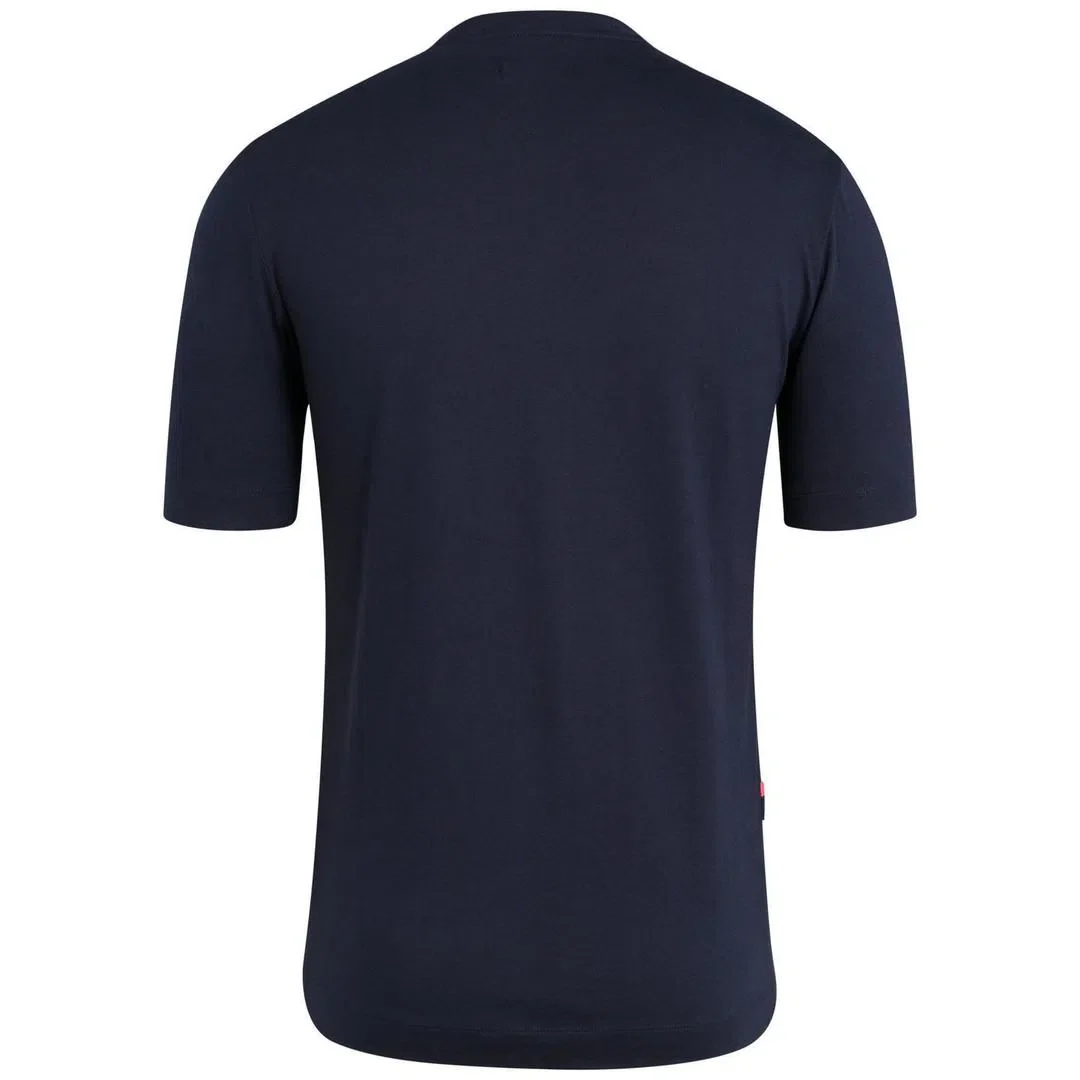 RAPHA Logo Tshirt - DNP Navy/Pink - Image 6