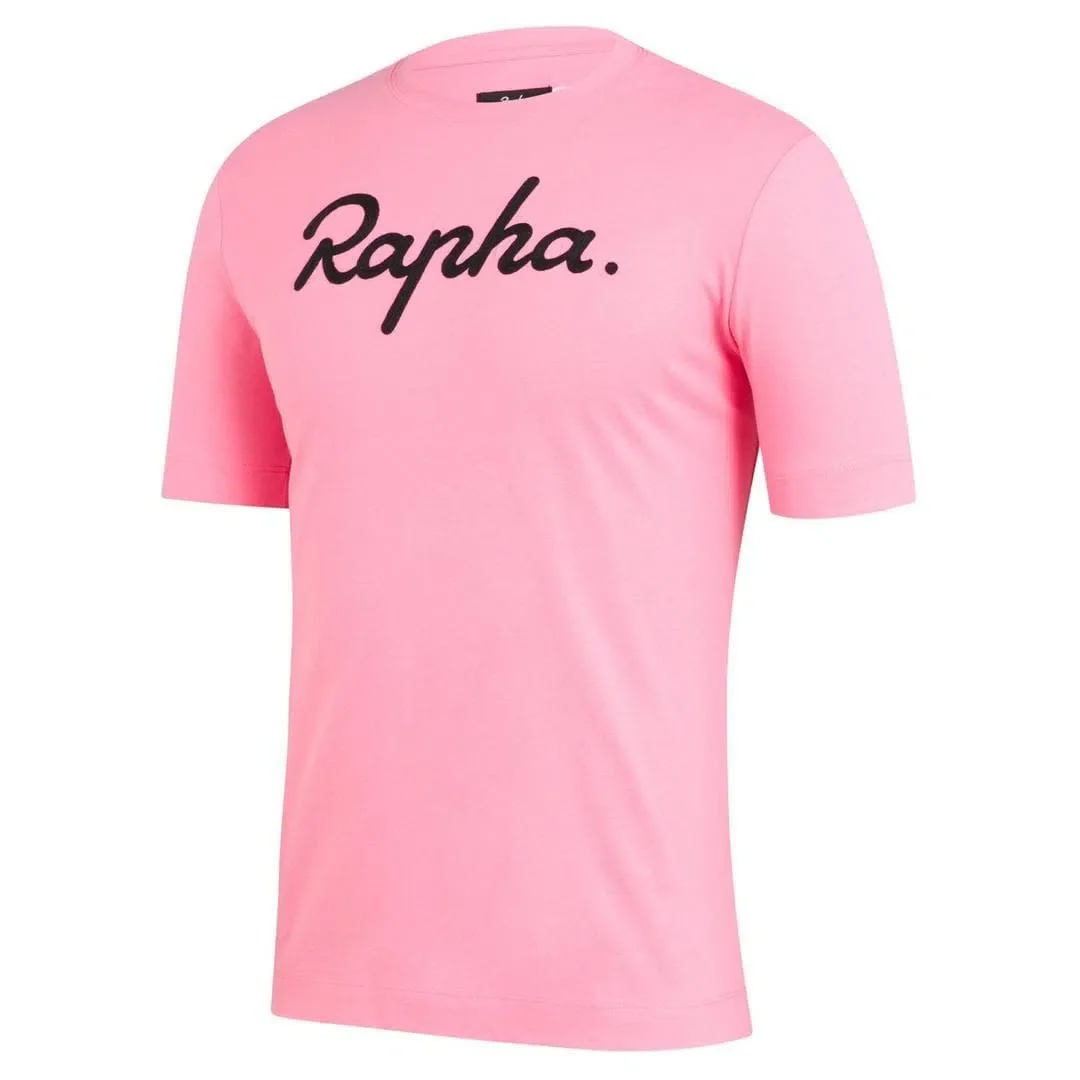 RAPHA Logo Tshirt - PNB Pink/Black - Image 2