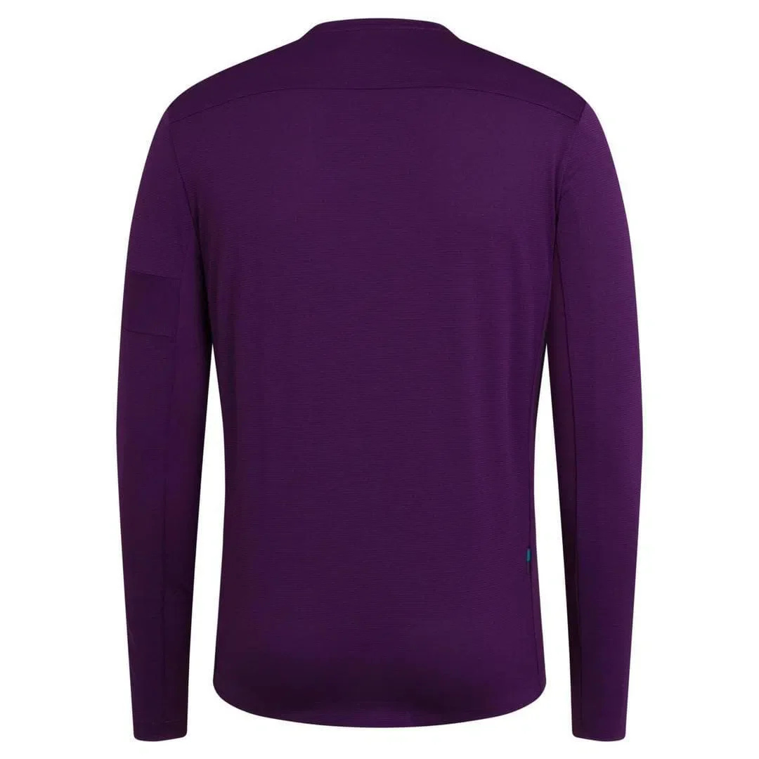 RAPHA Long Sleeve Technical Tshirt - Dark Purple - Image 2