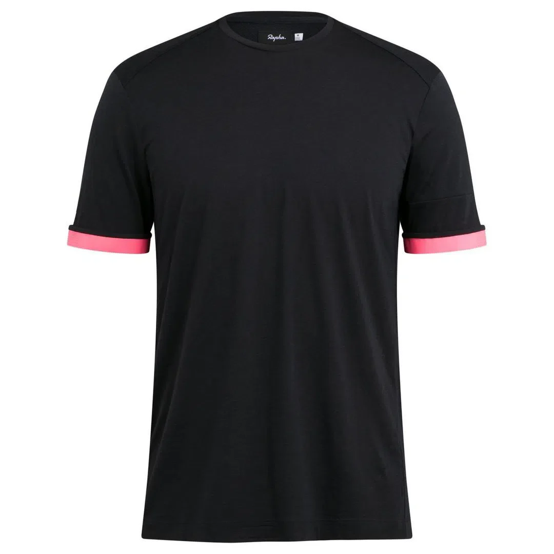 RAPHA Merino TShirt - Black - Image 4
