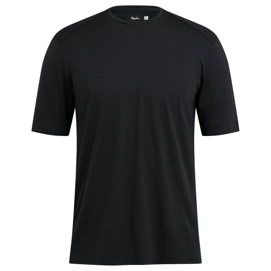 RAPHA Merino TShirt - Black - Image 5