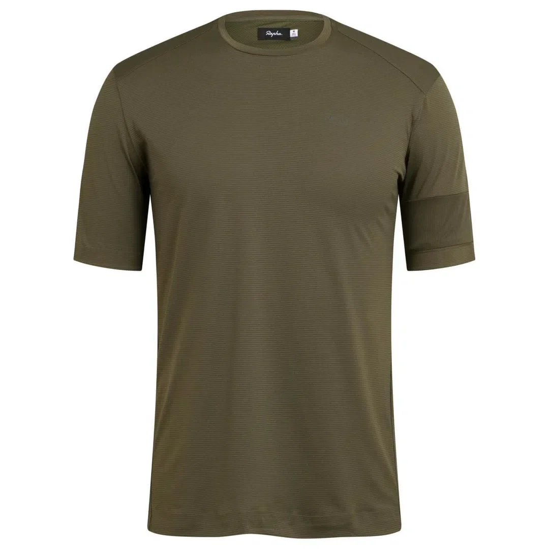 RAPHA Technical Tshirt - OLN Dark Olive - Image 4