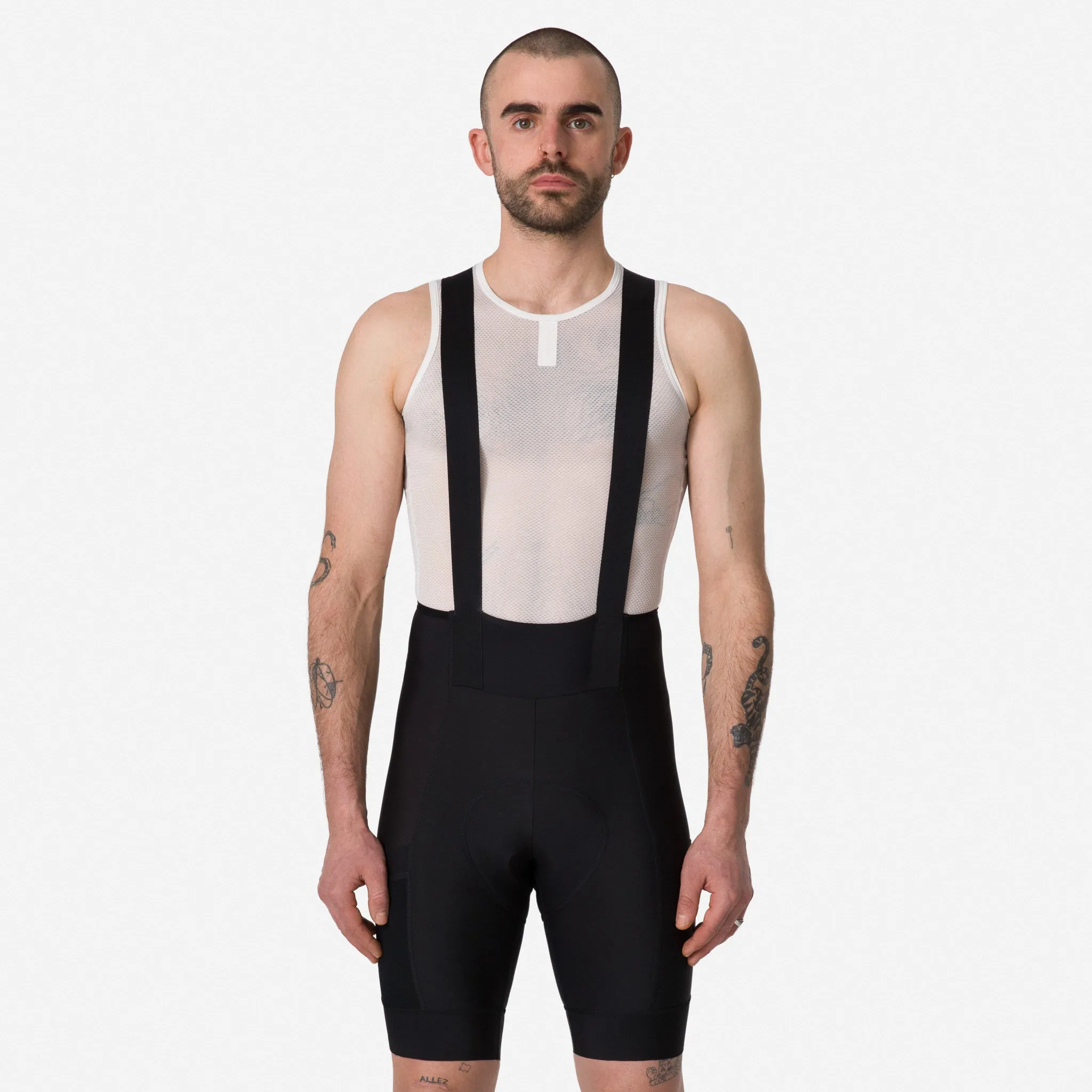 RAPHA Men's Brevet Element Cargo Bib Shorts - Black/Black - Image 3