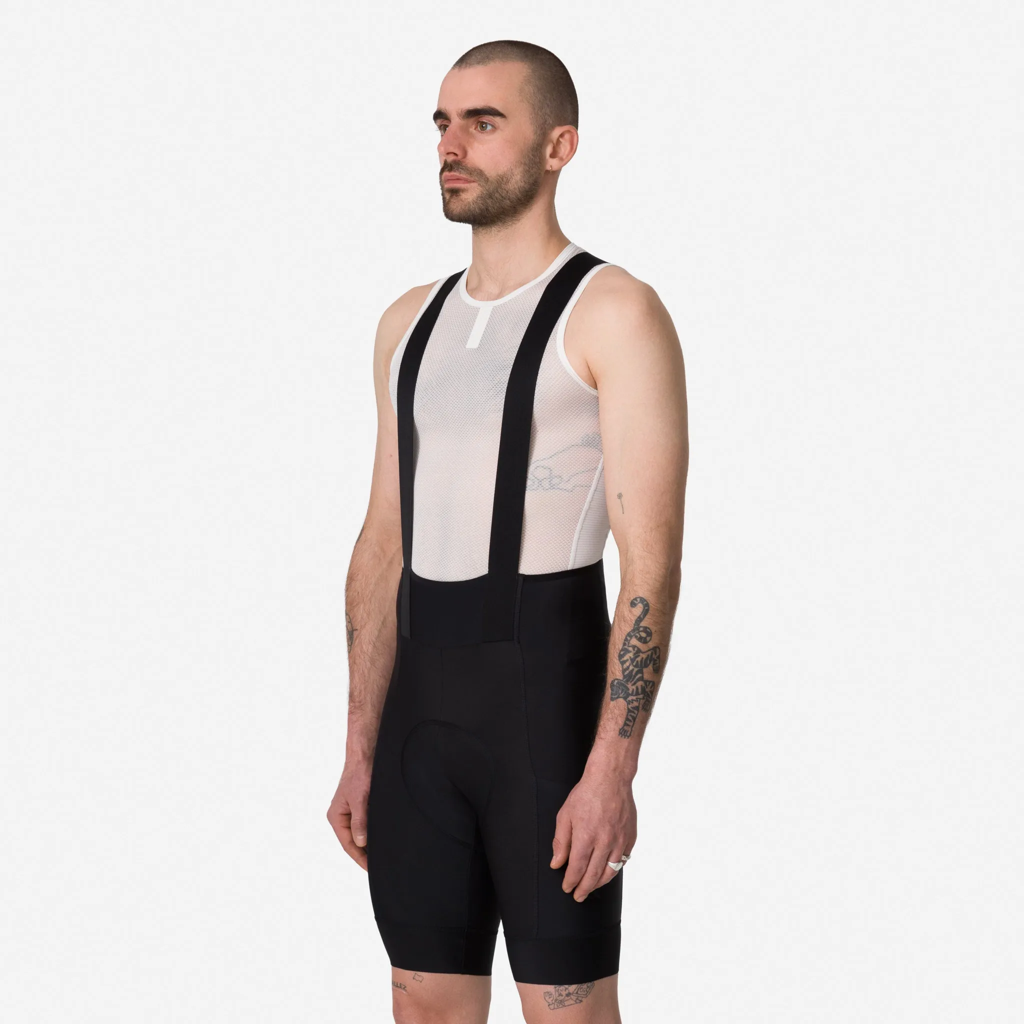 RAPHA Men's Brevet Element Cargo Bib Shorts - Black/Black - Image 4