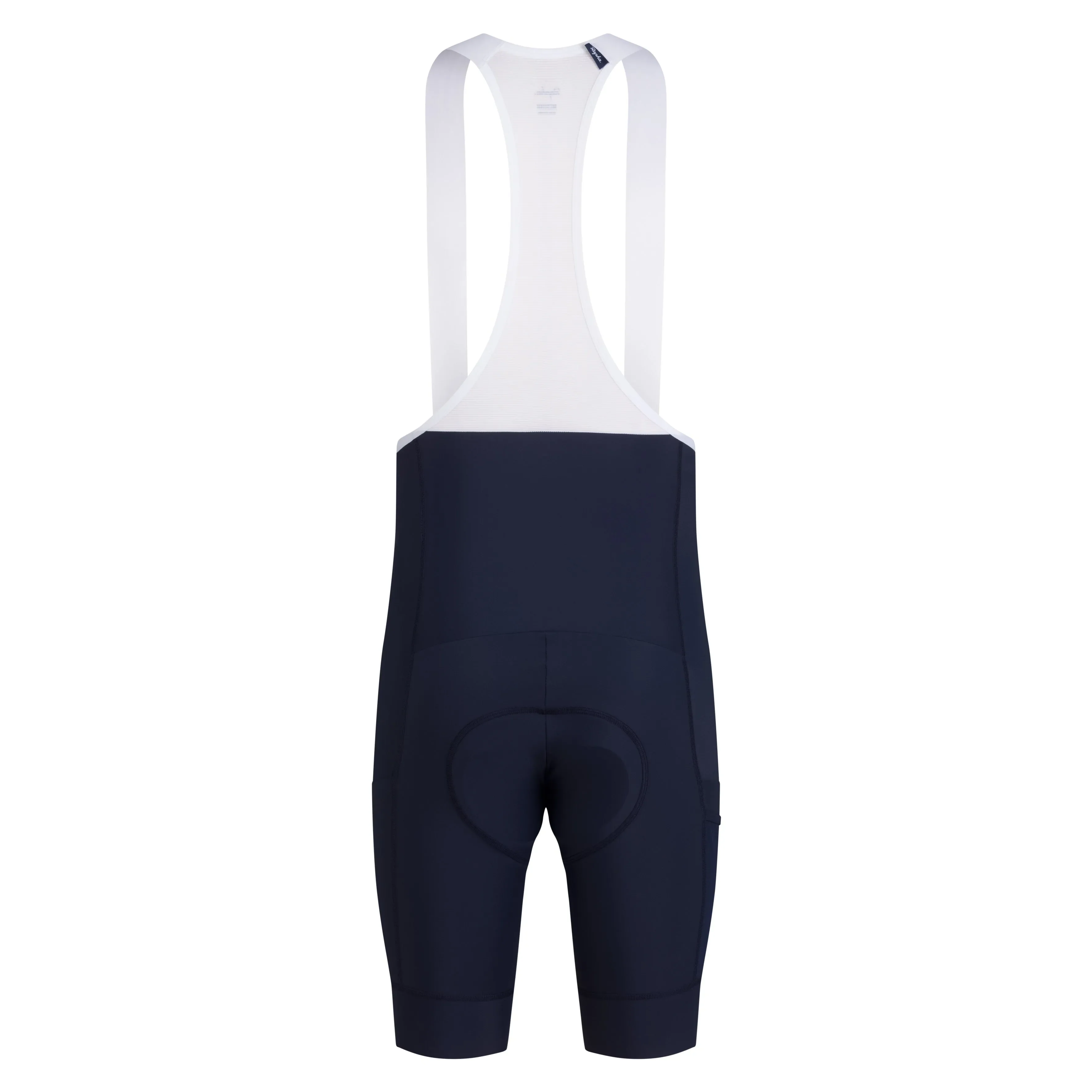 RAPHA Men's Brevet Element Cargo Bib Shorts - Dark Navy/White - Image 2