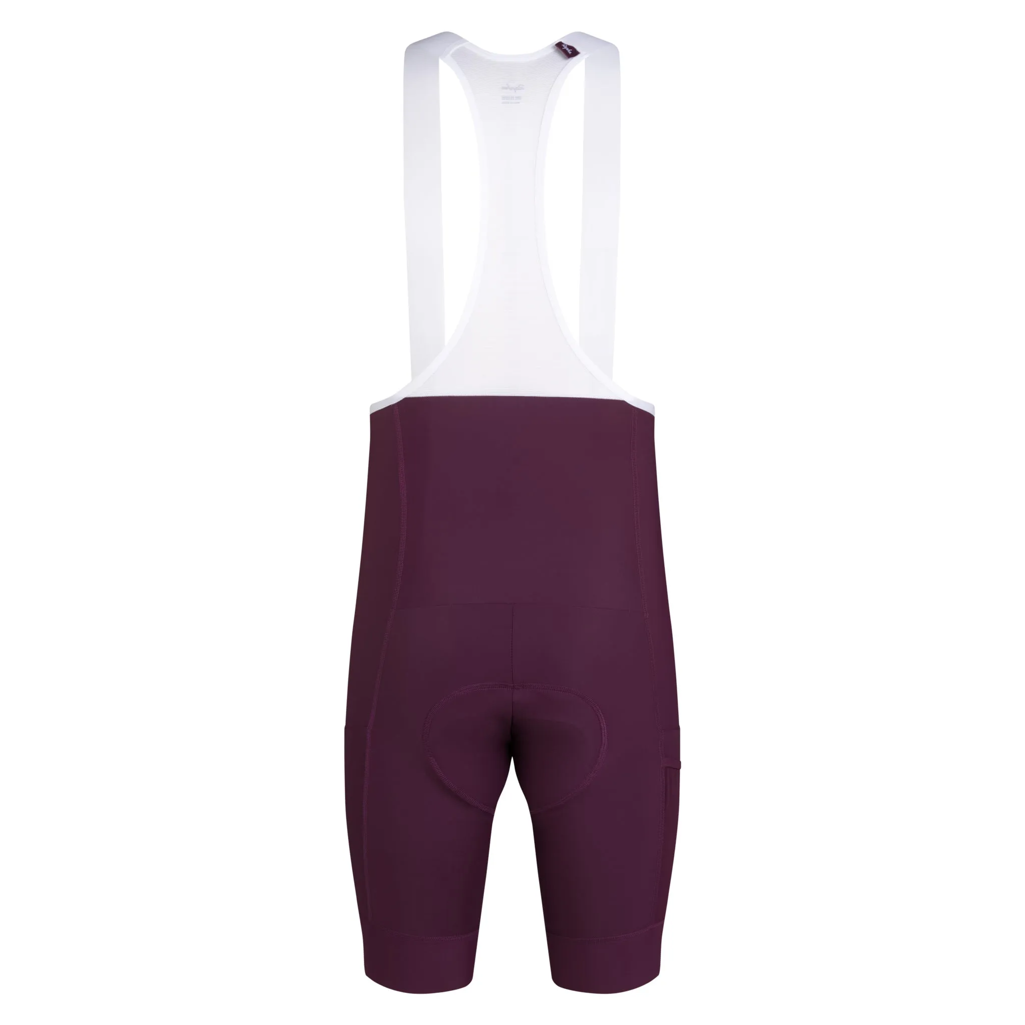 RAPHA Men's Brevet Element Cargo Bib Shorts - Plum/White - Image 2