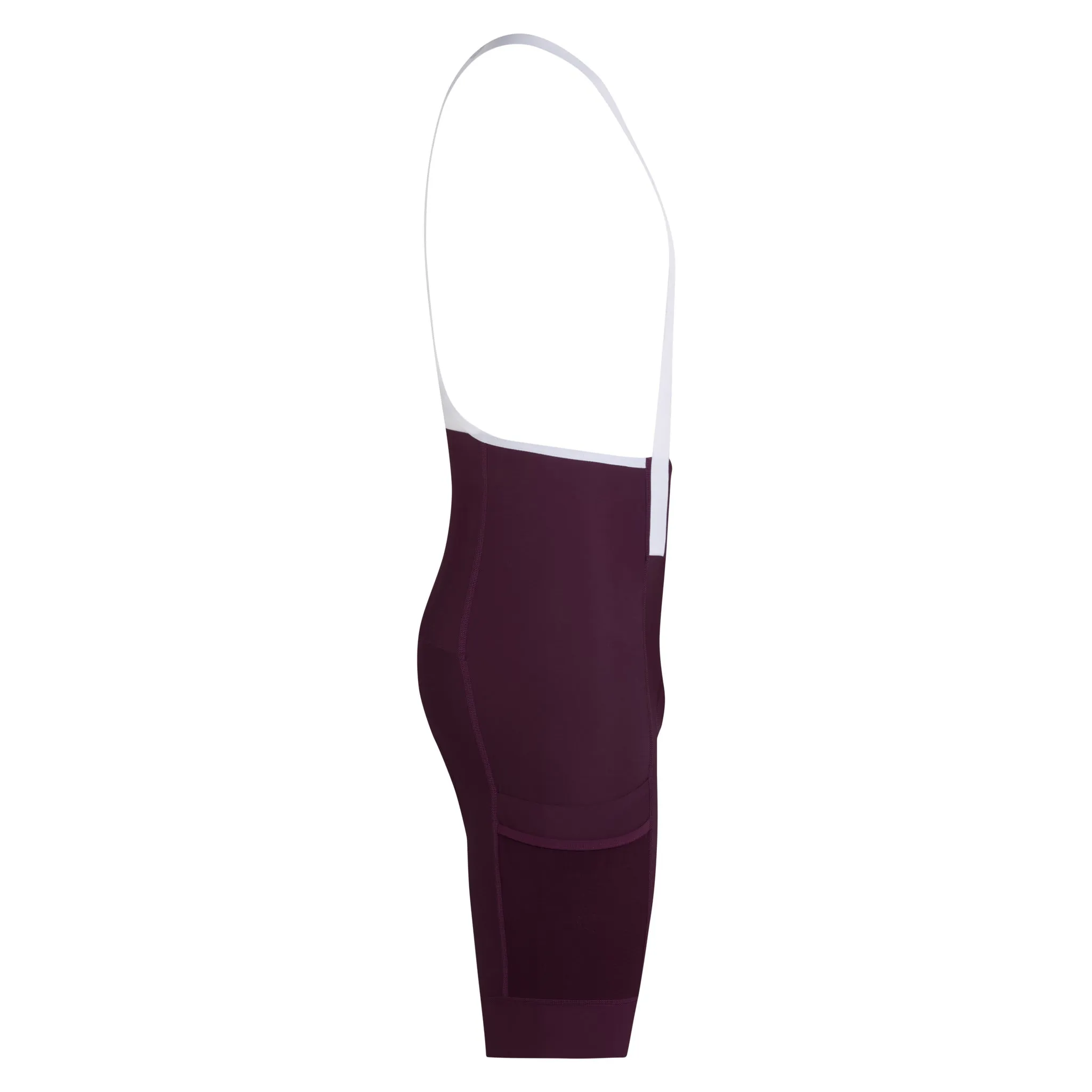 RAPHA Men's Brevet Element Cargo Bib Shorts - Plum/White - Image 4