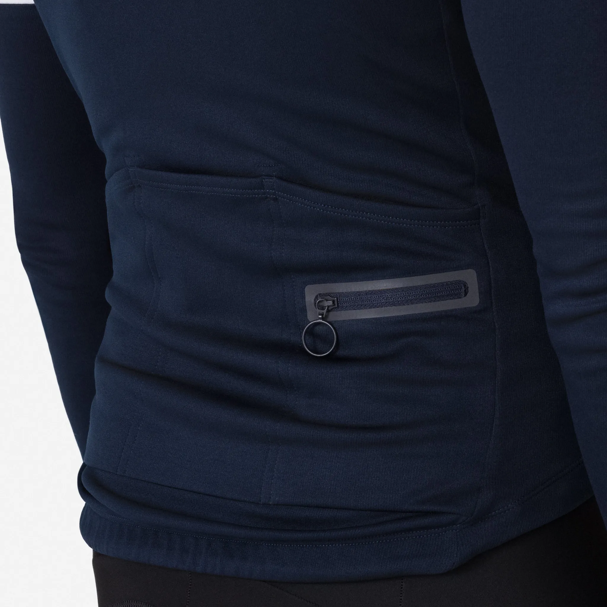 RAPHA Men's Classic Long Sleeve Jersey - Dark Navy/White/Light Blue - Image 6