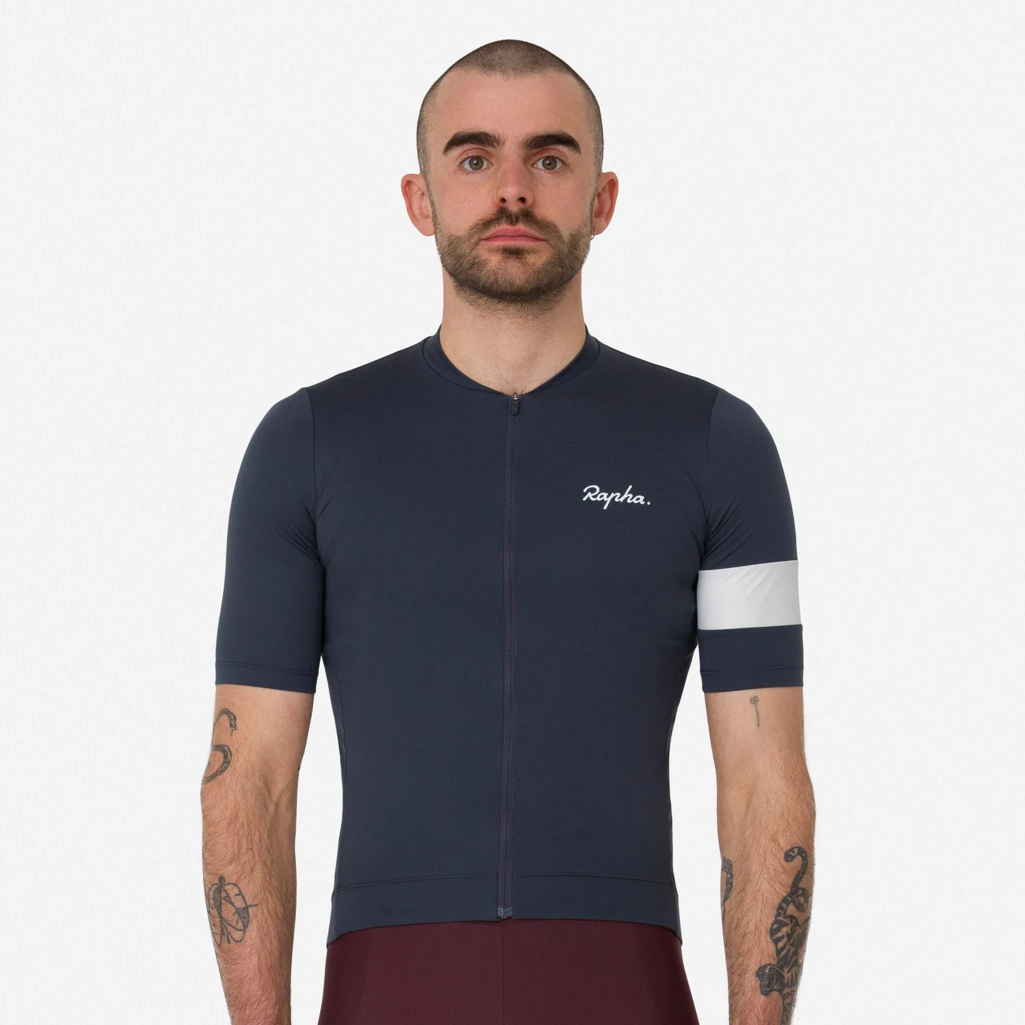 RAPHA Men's Core Jersey - Dark Grey/White - Image 3