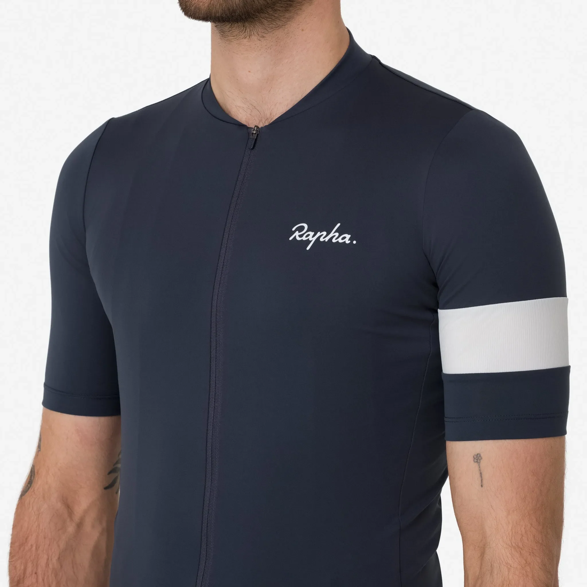 RAPHA Men's Core Jersey - Dark Grey/White - Image 6