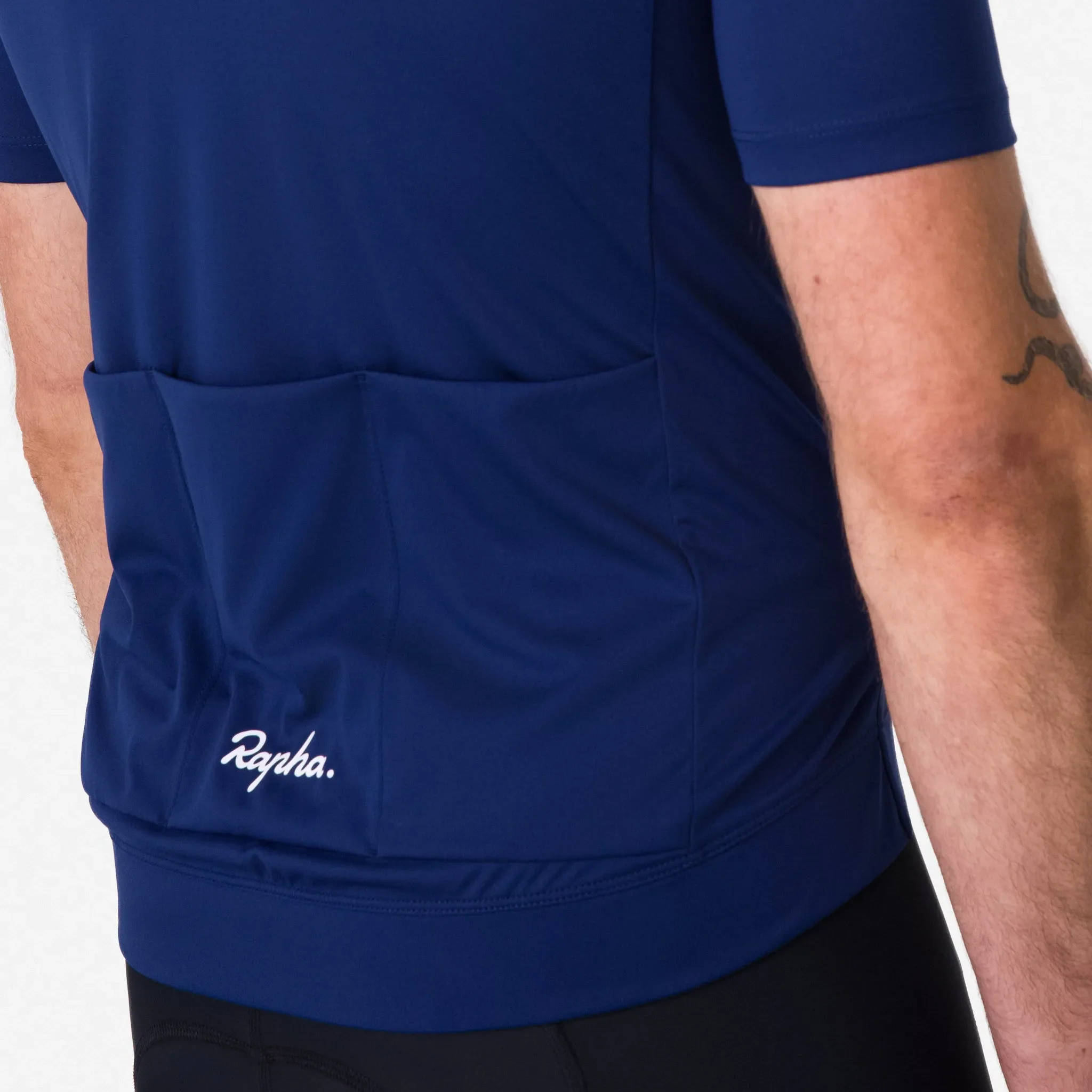 RAPHA Men's Core Jersey - Navy/White - Image 6