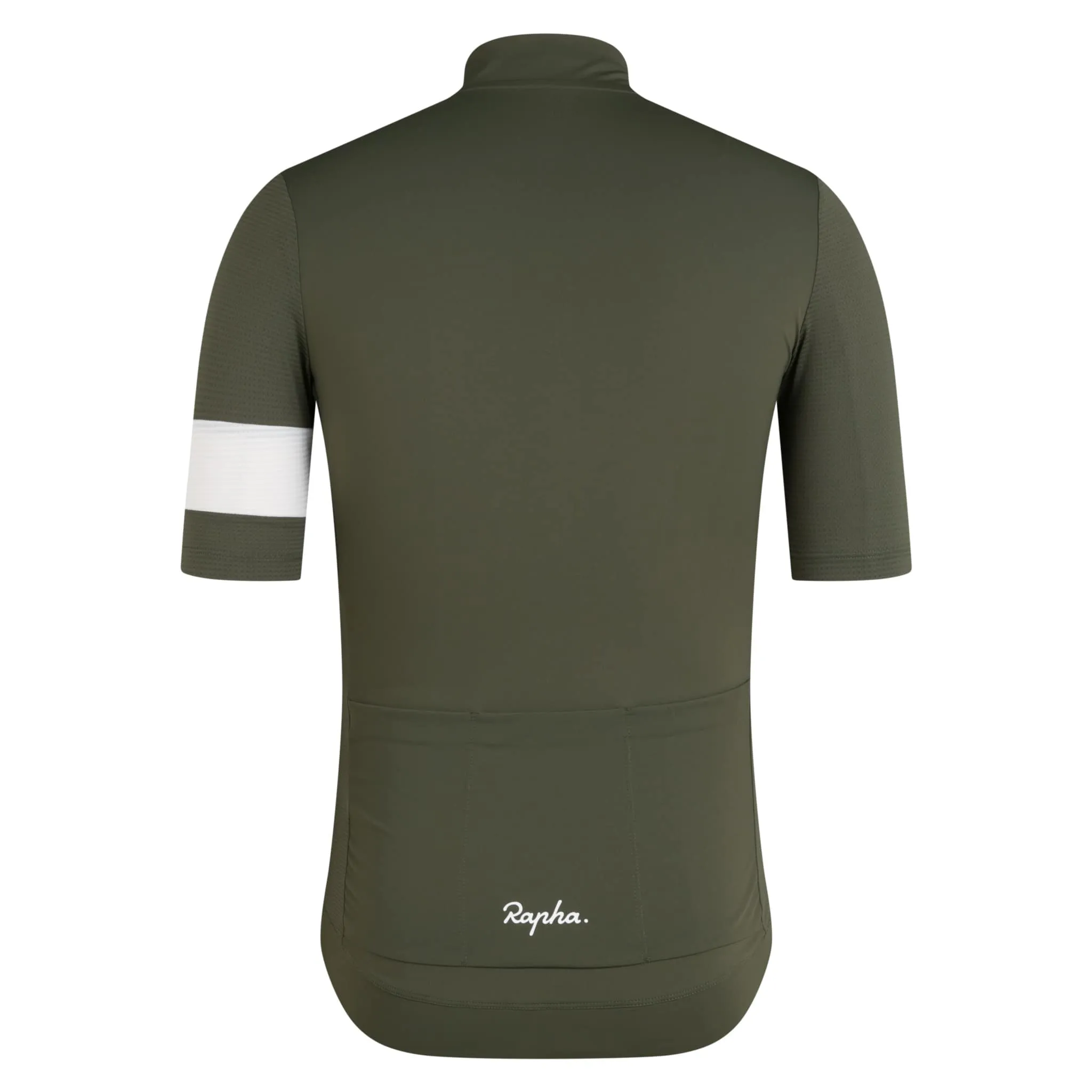 RAPHA Men's Core Lightweight Jersey - Dark Green/White - Image 2