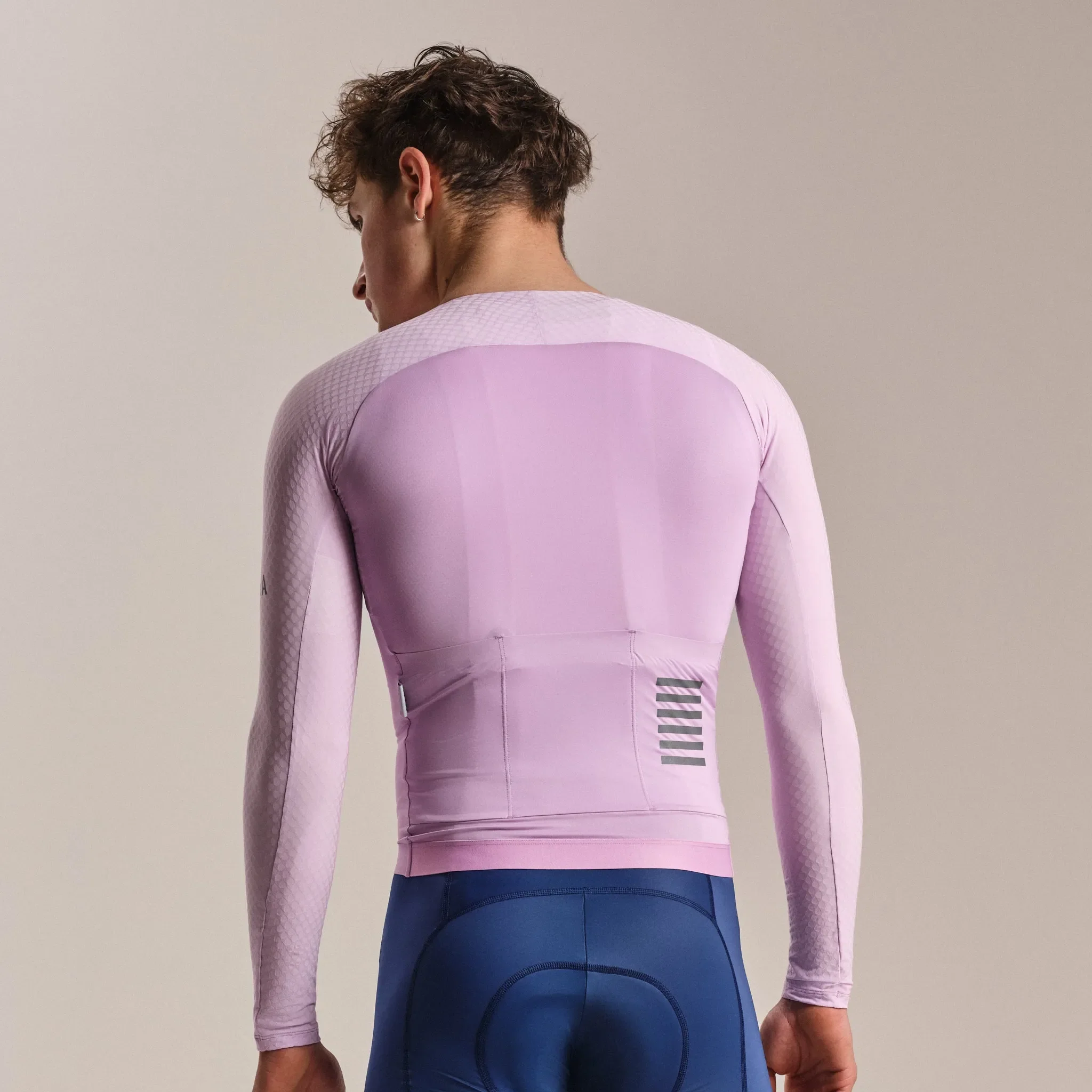 RAPHA Men's Pro Team Long Sleeve Aero Jersey - Quartz/Silver - Image 2