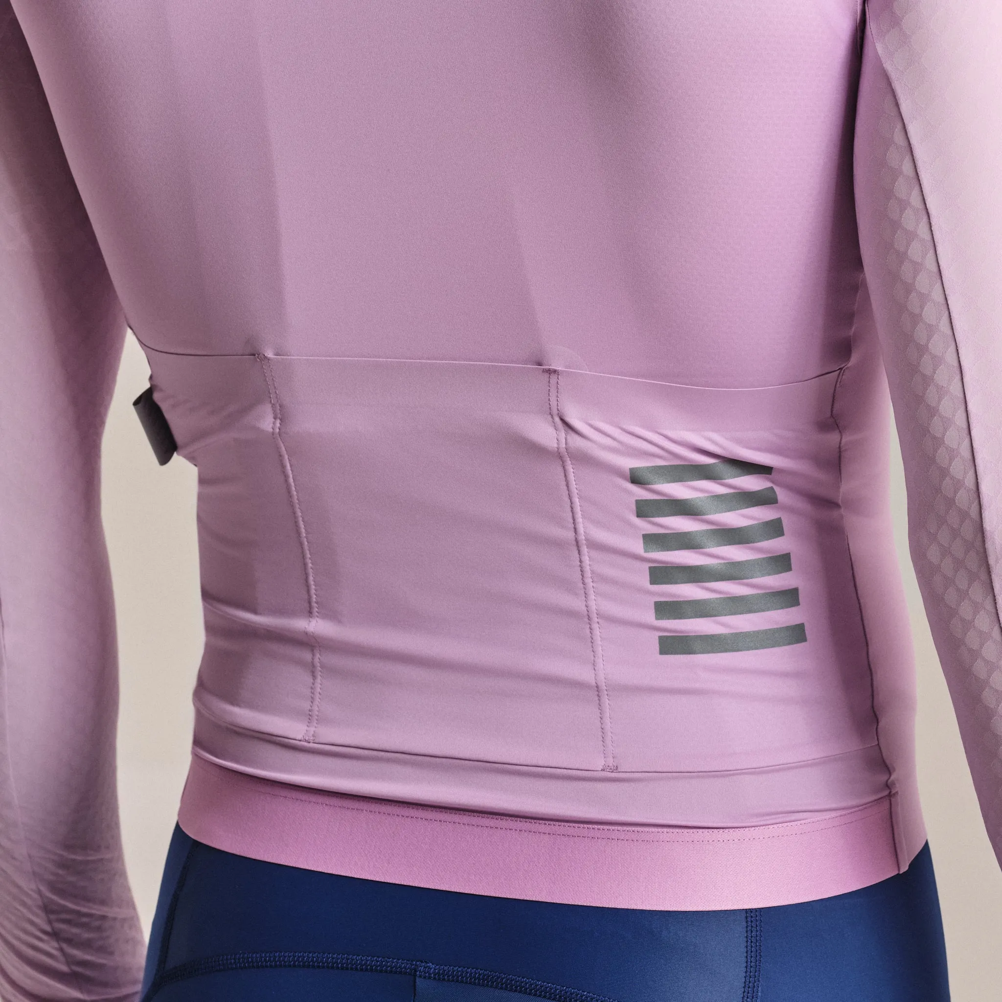 RAPHA Men's Pro Team Long Sleeve Aero Jersey - Quartz/Silver - Image 3