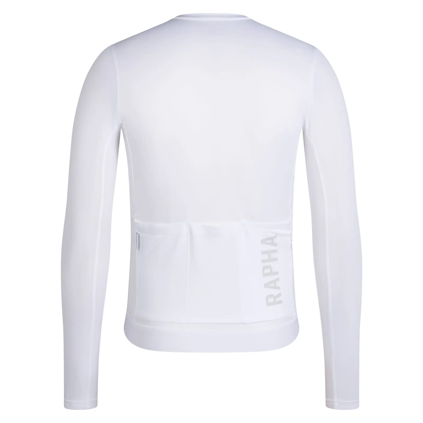 RAPHA Pro Team Long Sleeve Lightweight Jersey III - WGG White/Silver - Image 2