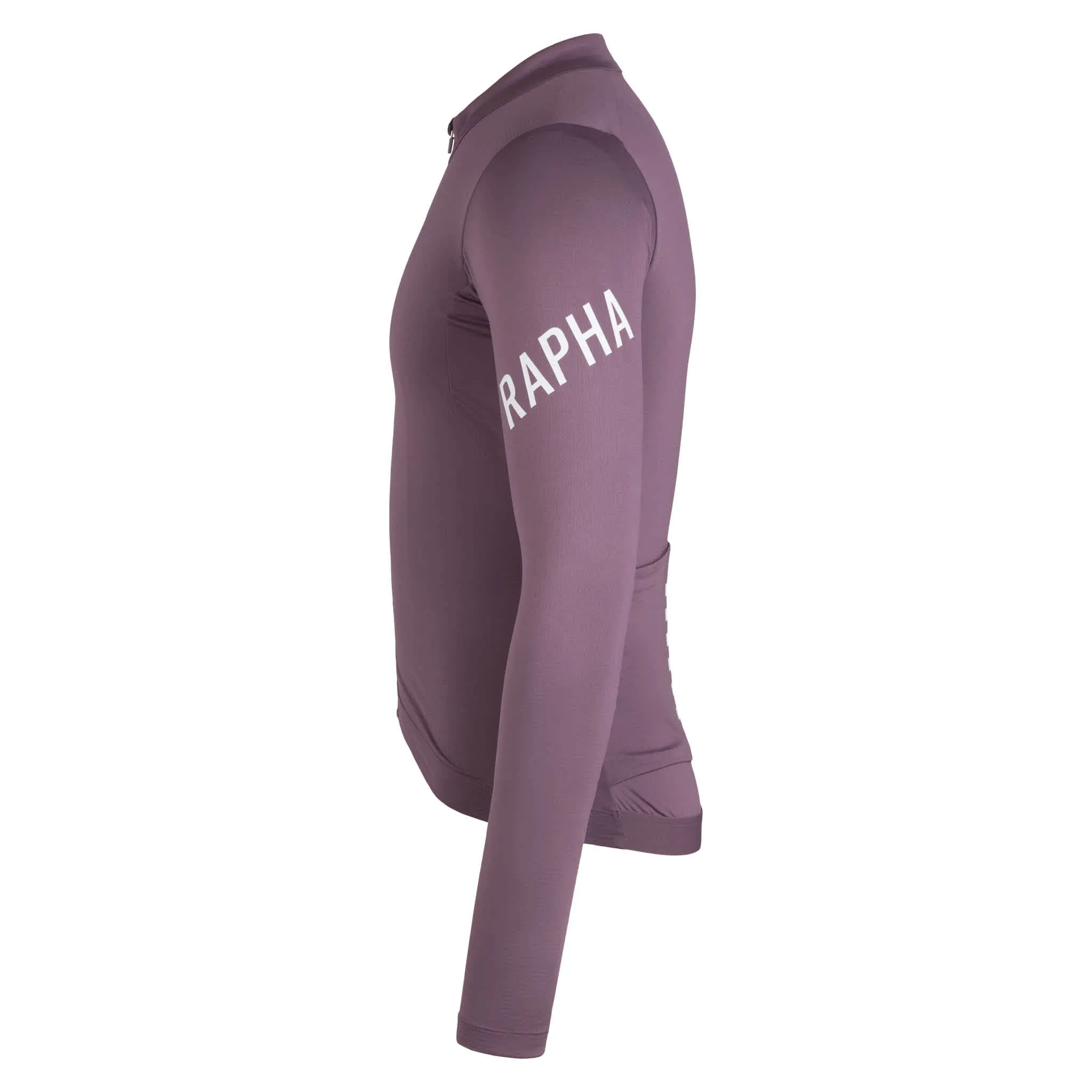 RAPHA Men's Pro Team Long Sleeve Midweight Jersey - Amethyst/White - Image 3