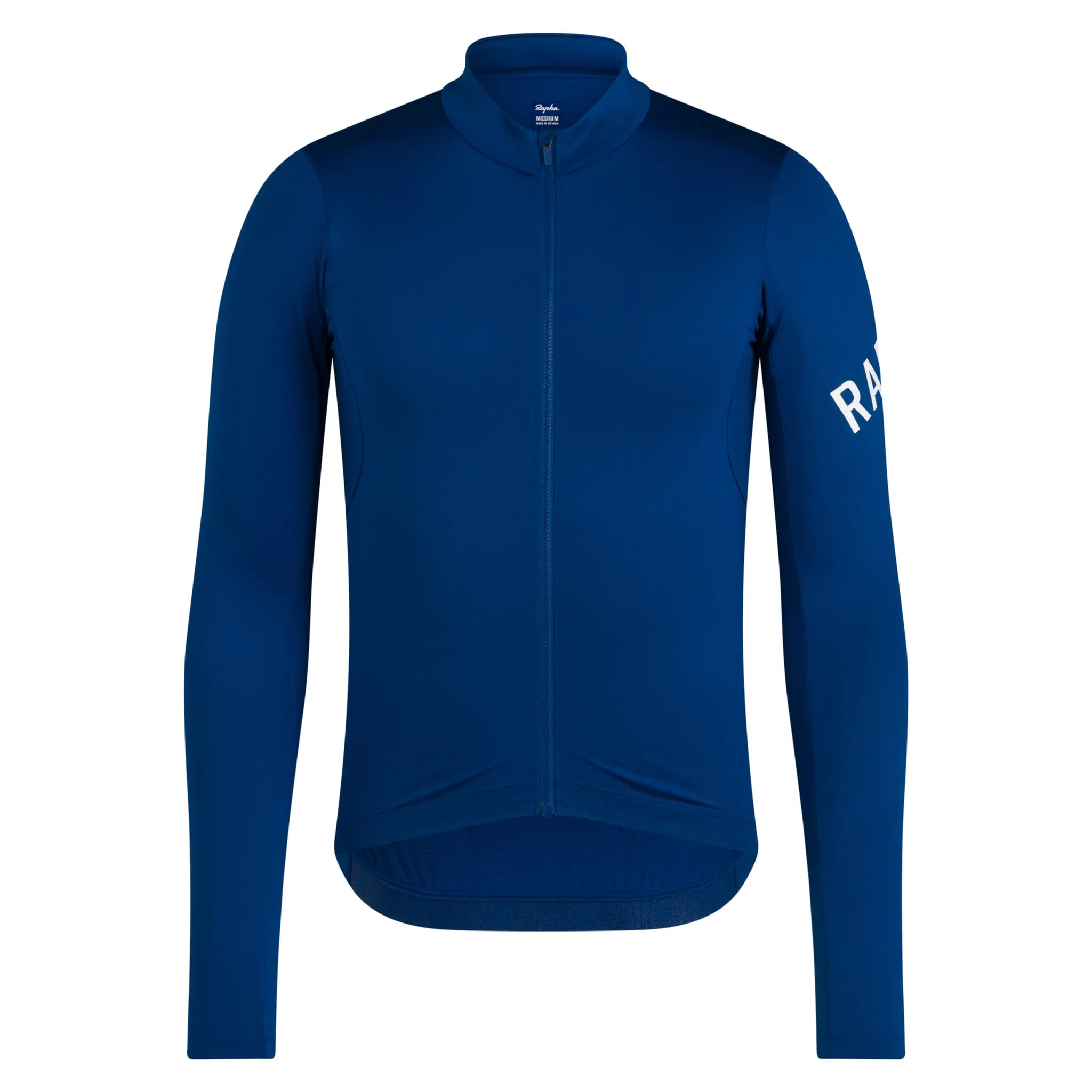 RAPHA Men's Pro Team Long Sleeve Midweight Jersey - Fossil Blue/White