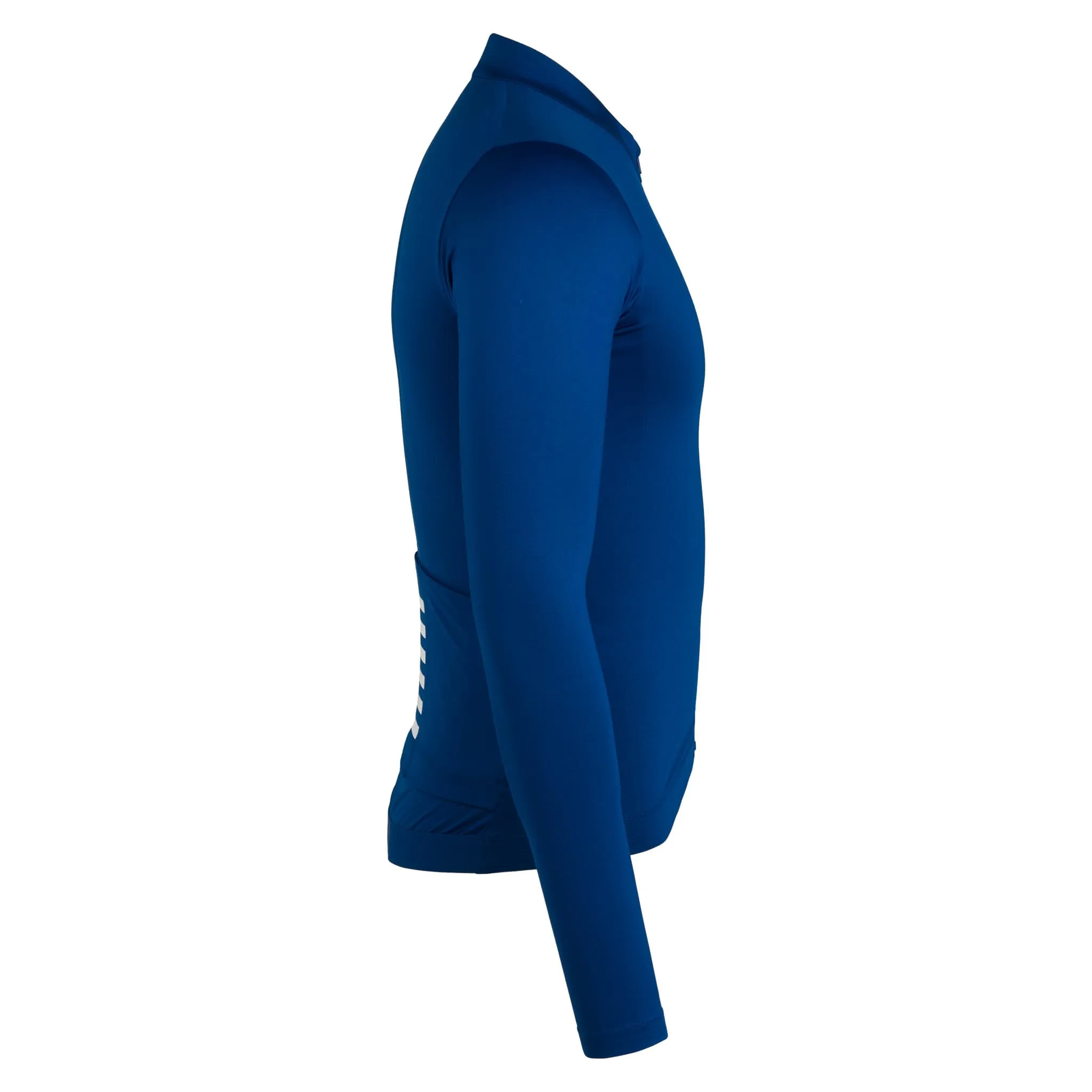 RAPHA Men's Pro Team Long Sleeve Midweight Jersey - Fossil Blue/White - Image 4